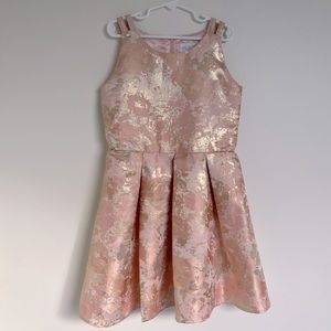 Childers Place Blush and Gold Dress